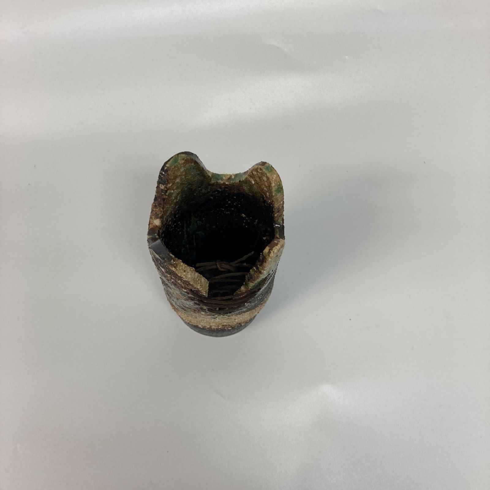 信楽焼 しがらき焼き 伝統工芸品 花瓶 陶器 伝統陶美 日本製【k895