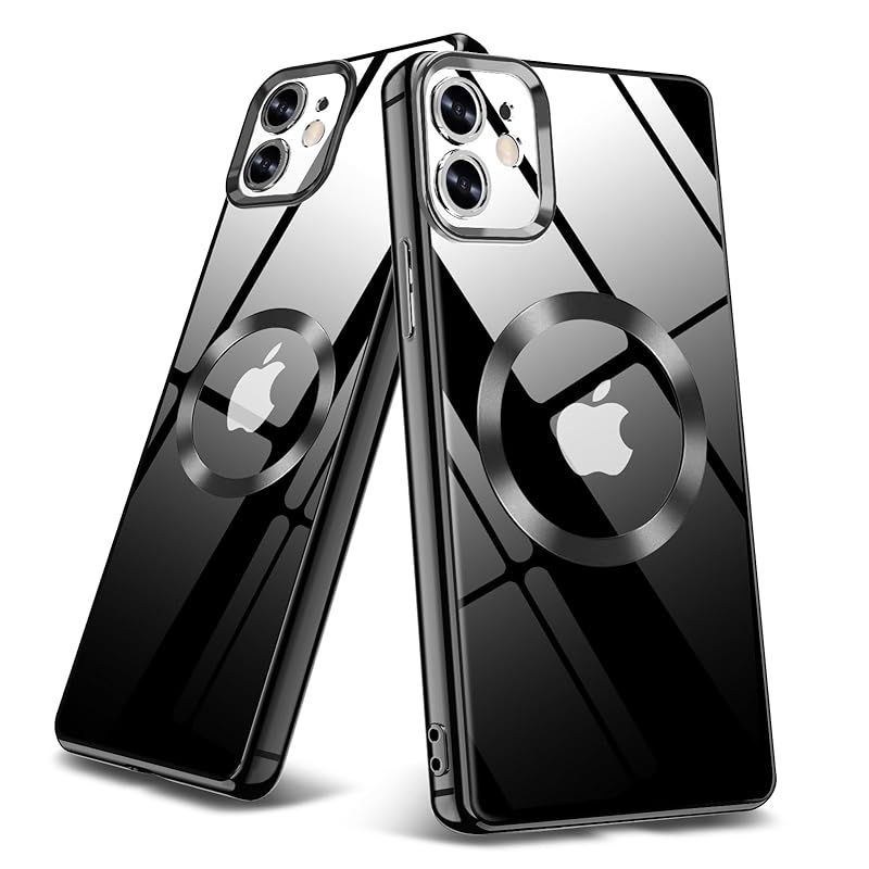 新品　iPhone 12 用ケース クリア TPUケース メッキ加工 透明 薄型 アイフォン12用カバー 全面保護 軽量 シリコン 黄変防止 ストラップホール付き レンズ保護 ワイヤレス充電 擦り傷防止 滑り防