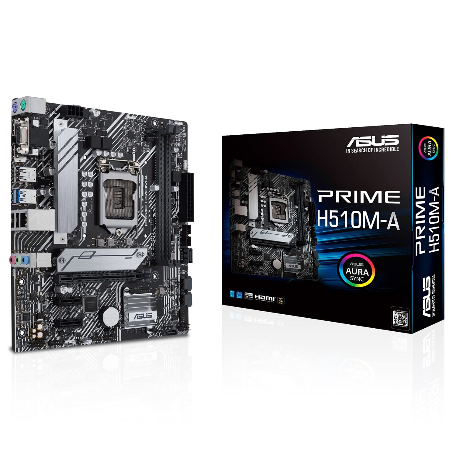 ASUSTek Intel 第10世代・11世代 CPU 対応 (LGA1200 )対応 H510 チップセット microATXマザーボード PRIME H510M-A [単品] [PRIME H510M-A]