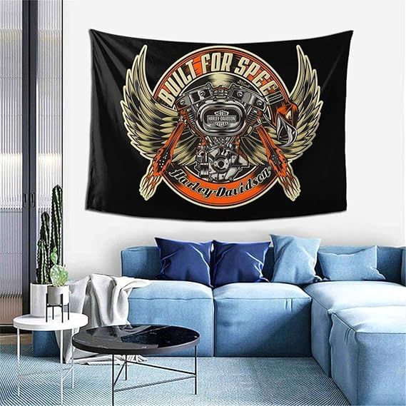 在庫処分】ハーレーダビッドソン タペストリー モダン 多機能 おしゃれ