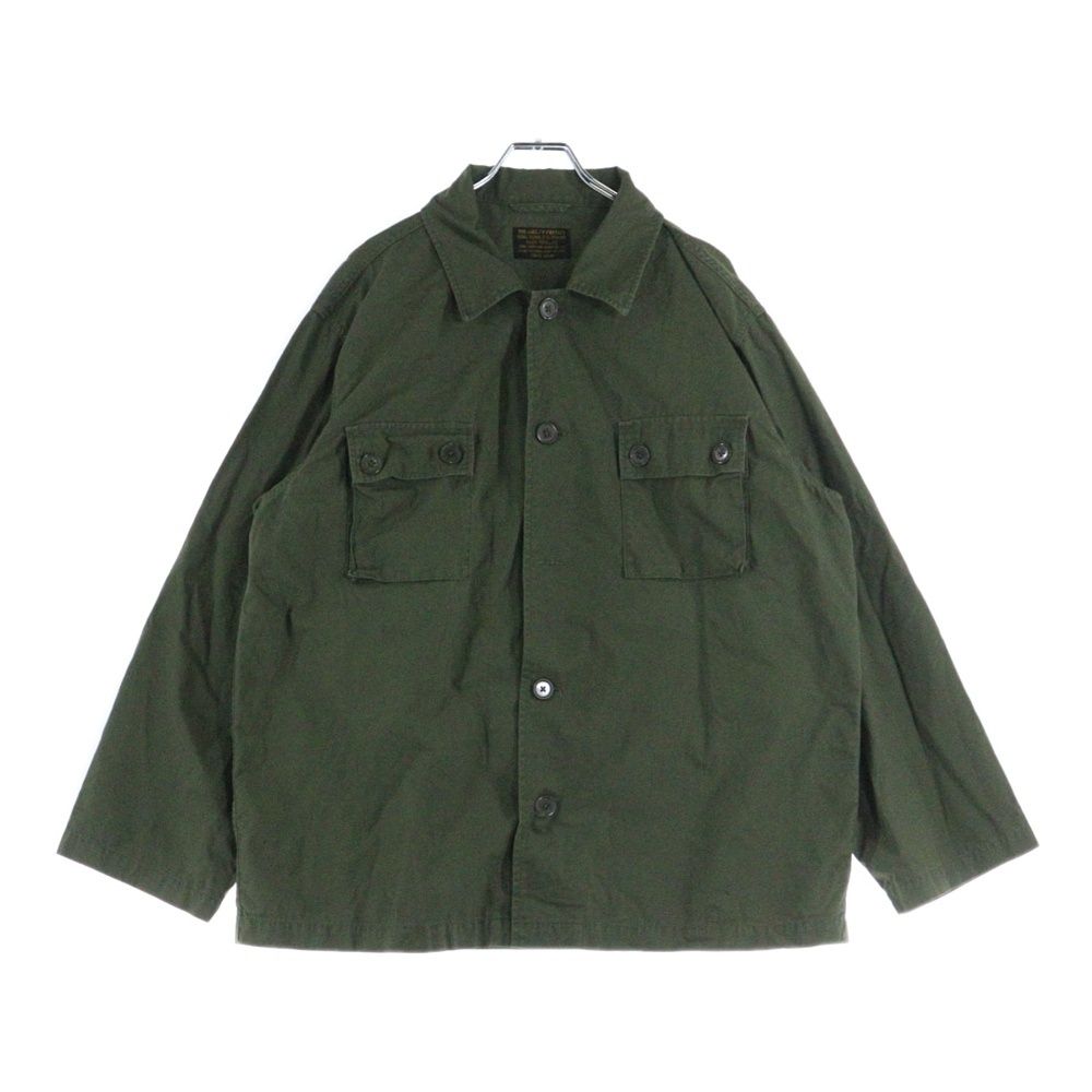 WACKO MARIA ワコマリア ARMY L|S SHIRTS バックロゴプリント アーミー長袖シャツ カーキ