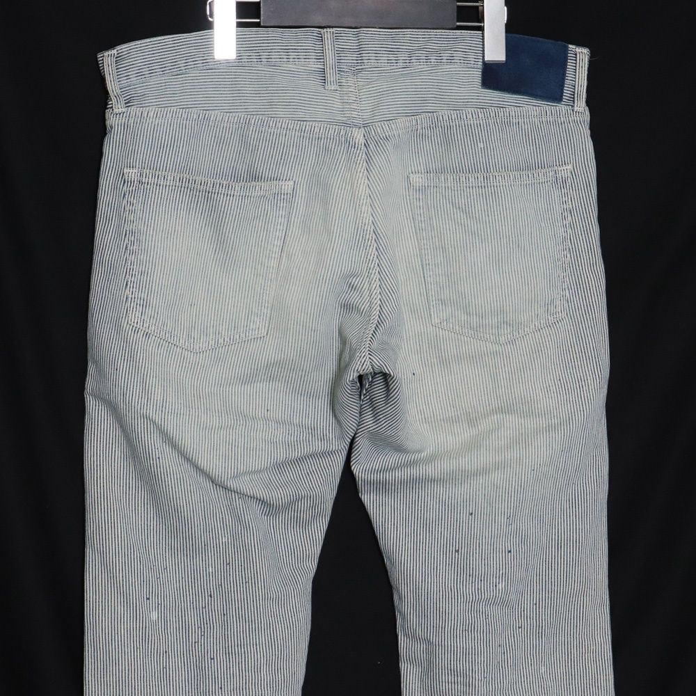 visvim ヒッコリーストライプパンツ VISVIM ヒッコリークラッシュストライプパンツ サイズ4