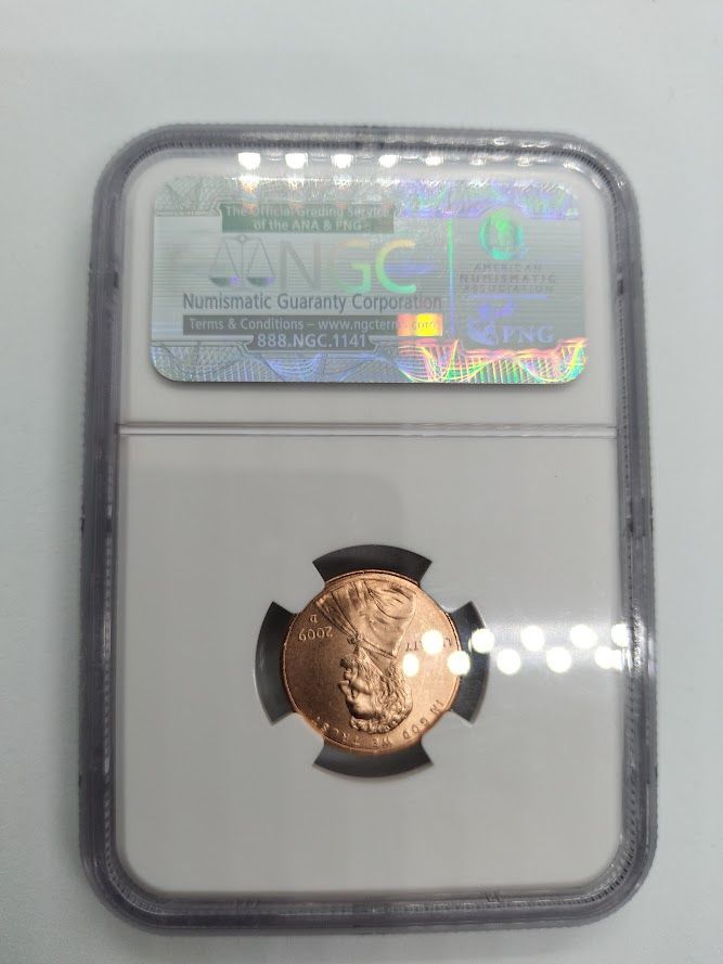 NGC MS67RD　2009 リンカーン1セント銅貨 大統領時代