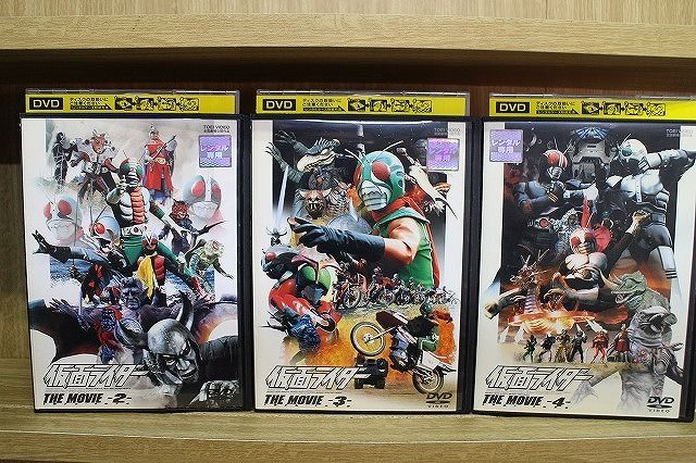 仮面ライダー THE MOVIE 全４巻 DVD〈レンタル落ち商品〉