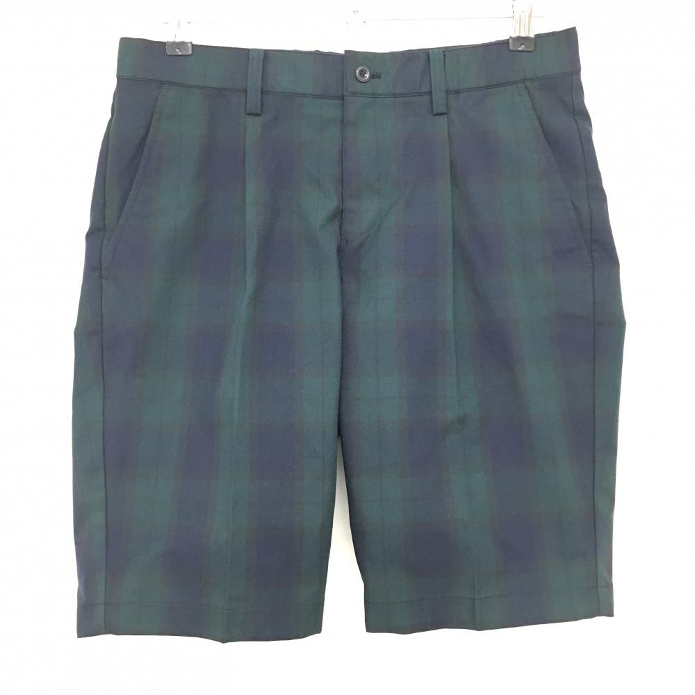 BEAMSGOLF - 【超美品】ビームスゴルフ ハーフパンツ グリーン×ネイビー チェック メンズ 46 ゴルフウェア 2024年モデル BEAMS GOLF 超美品】ビームスゴルフ ハーフパンツ グリーン×ネイビー