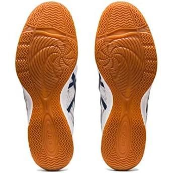 卓球 アシックス(ASICS) 卓球シューズ ATTACK HYPERBEAT 4 1073A056-100(ホワイト/マコブルー) 26.0cm 2E