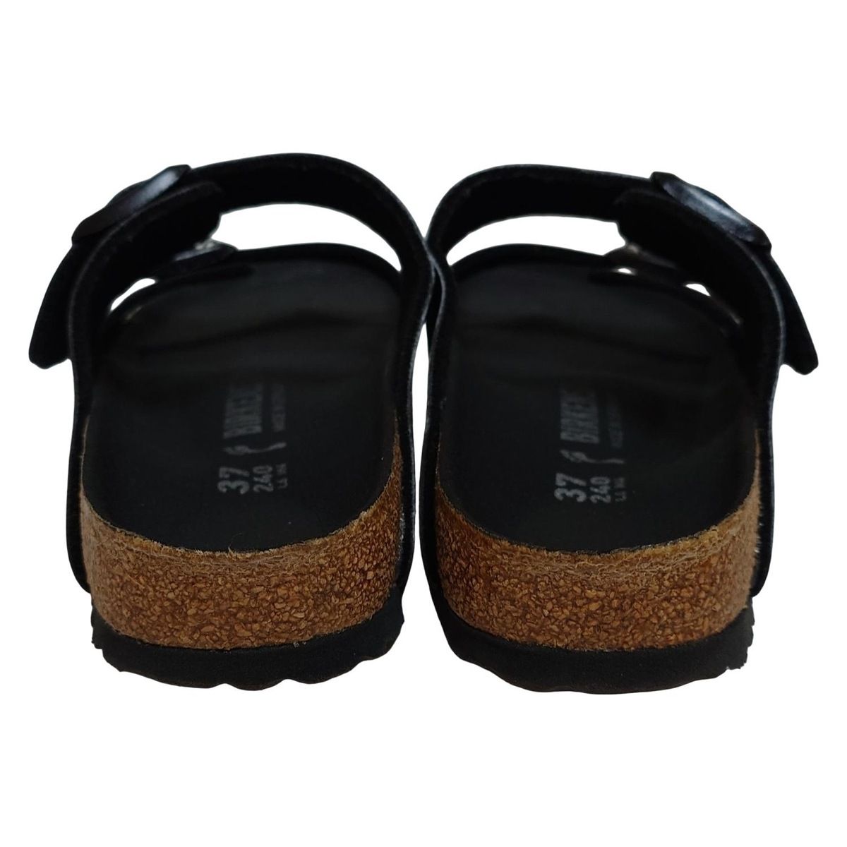 BIRKEN STOCK(ビルケンシュトック) サンダル 37 レディース - 黒