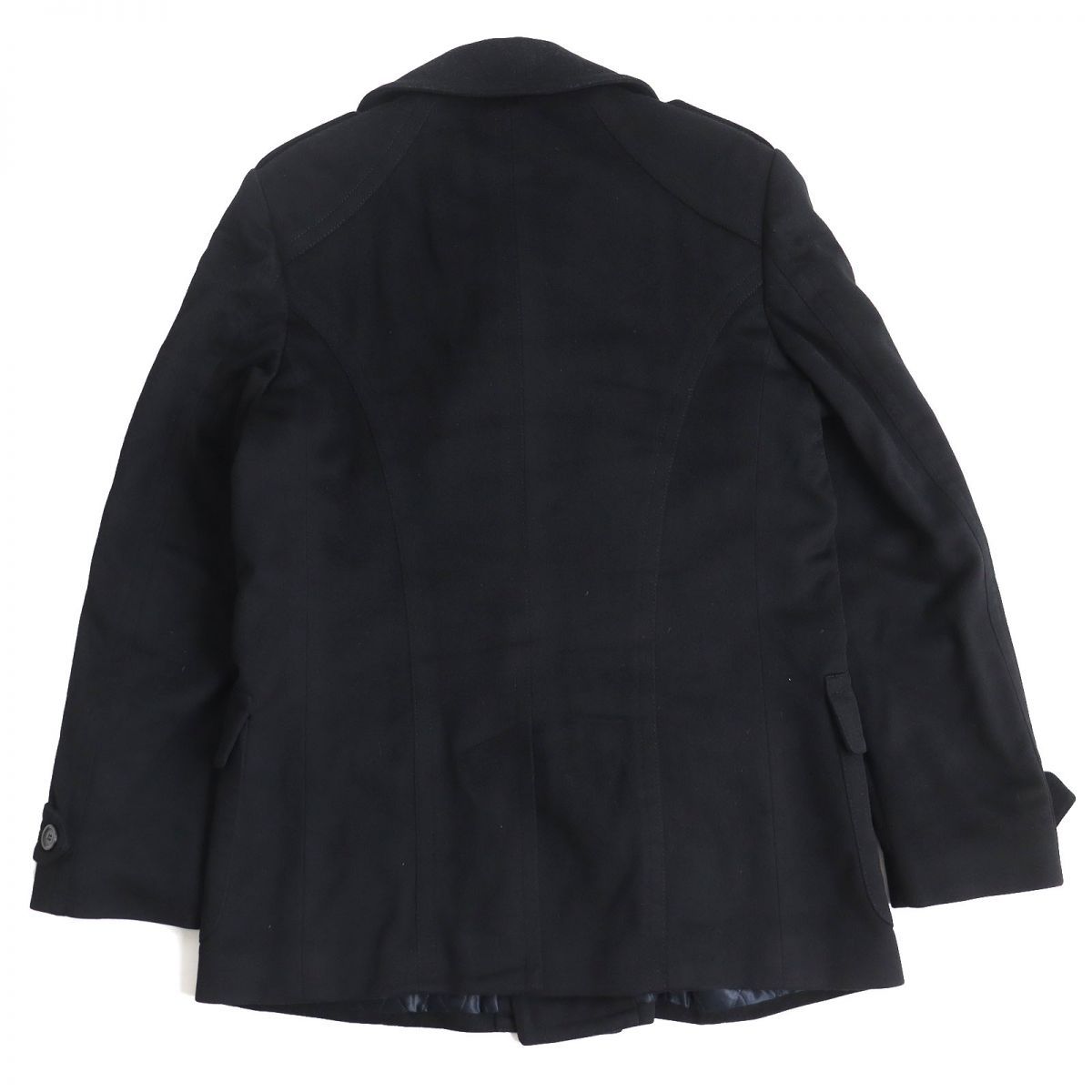 D&G ブラック ウール ピーコート BROOKS BROTHERS pコート ピーコート ウール メンズ : ZOZOTOWN