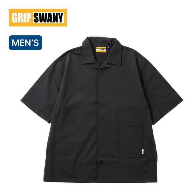 GRIP SWANY グリップスワニー GSエアーフローシャツ ブラック