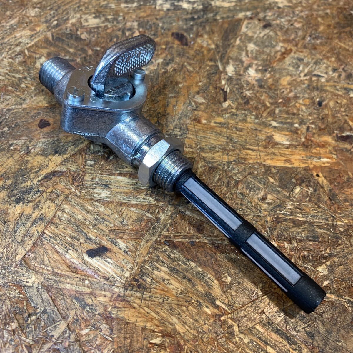 ビンテージ　ブラス　1/8　1/4ペットコック　ガソリンコック　☆ワッセルピーナッツタンク　チョッパー　トライアンフ　バナナタンク　ハレ : ブラスペットコック1⁄4 : 車＆バイク