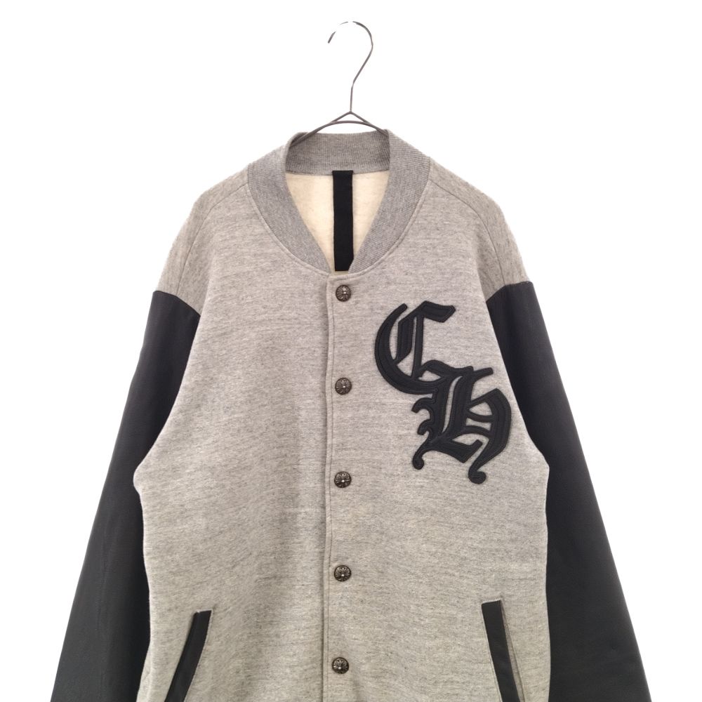 CHROME HEARTS (クロムハーツ) GRP Y NOT Letterman Jacket レターマン