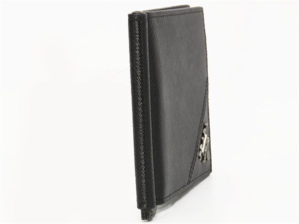 マネークリップ付き 二つ折り札入れ財布