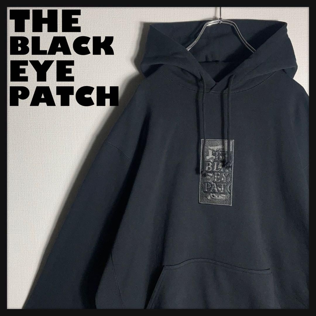 BLACK EYE PATCH 取扱注意 迷彩刺繍 ロゴ パーカー XL THE BLACK EYE PATCH - ブラックアイパッチ 取扱注意 パーカー