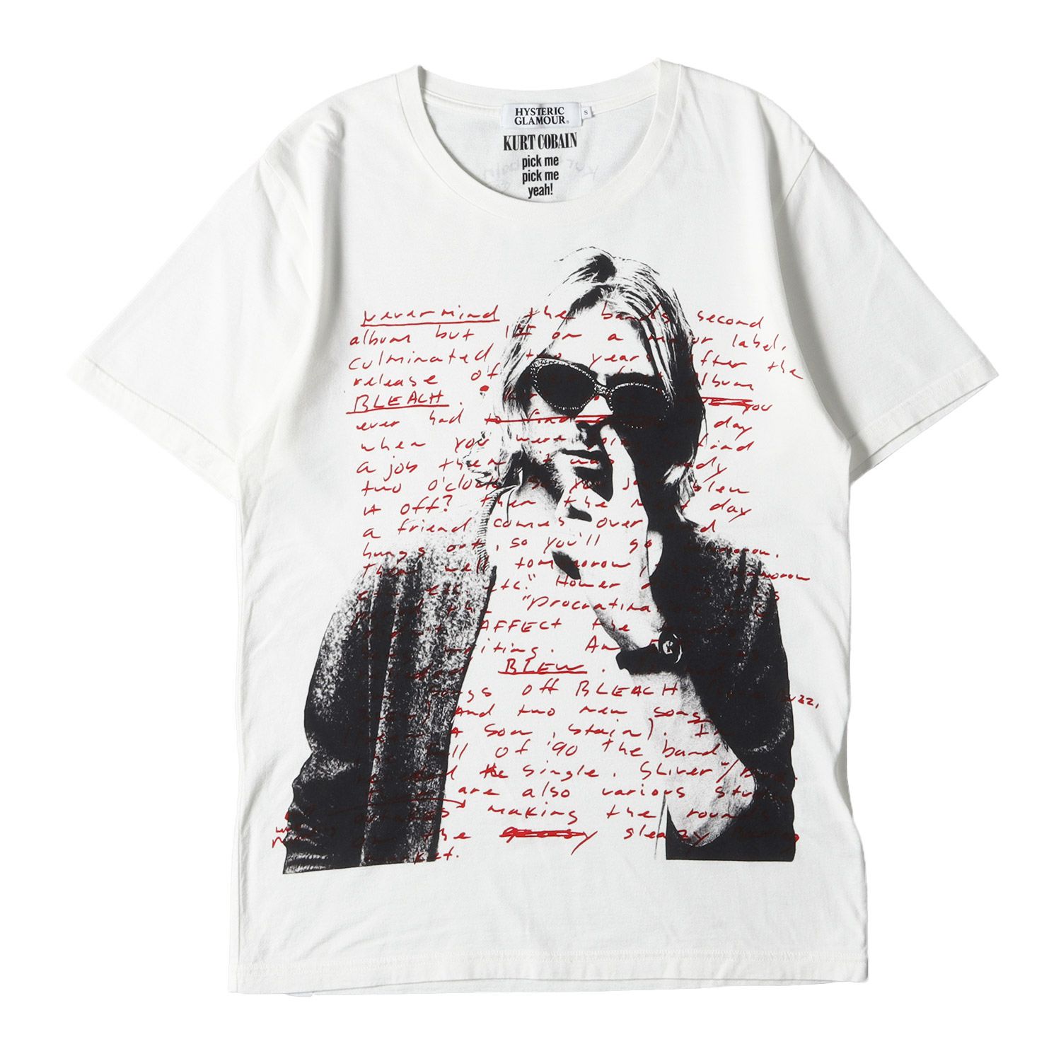 【美品】HYSTERIC GLAMOUR 24ss DAY Tシャツ 白 美品】HYSTERIC GLAMOUR 24ss DAY Tシャツ 白