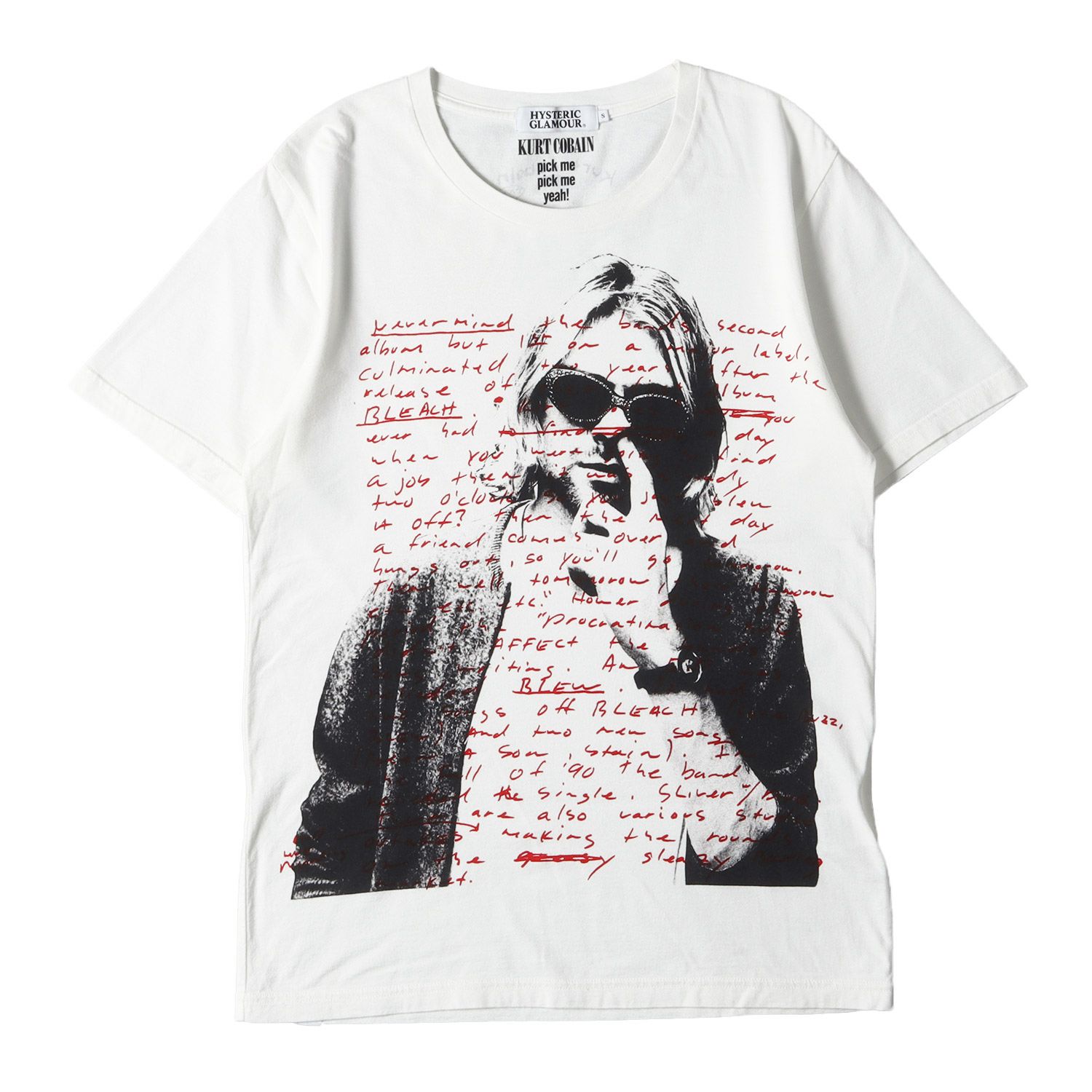 HYSTERIC GLAMOUR ヒステリックグラマー Tシャツ サイズ:S KURT COBAIN