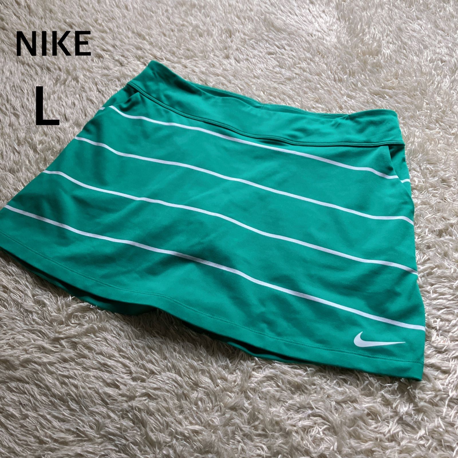 NIKE ナイキ ゴルフウェア インナーパンツ付 スカート L