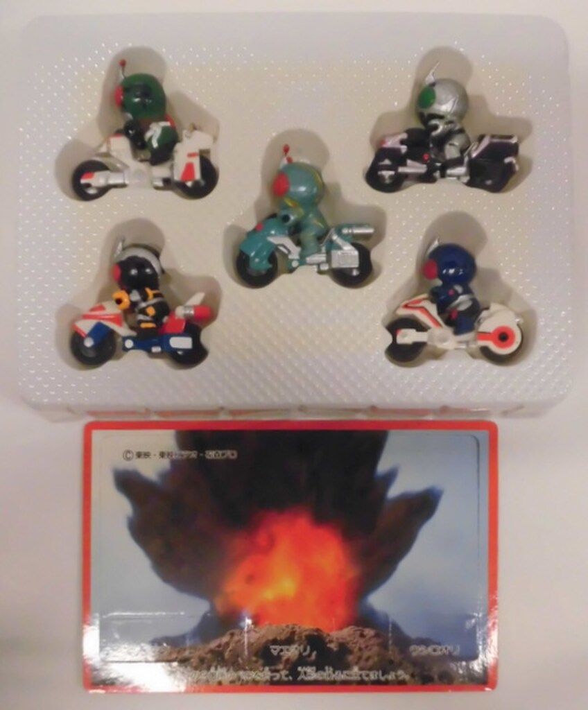 ポケットヒーローシリーズ ライダーマシーン5体セット パート1