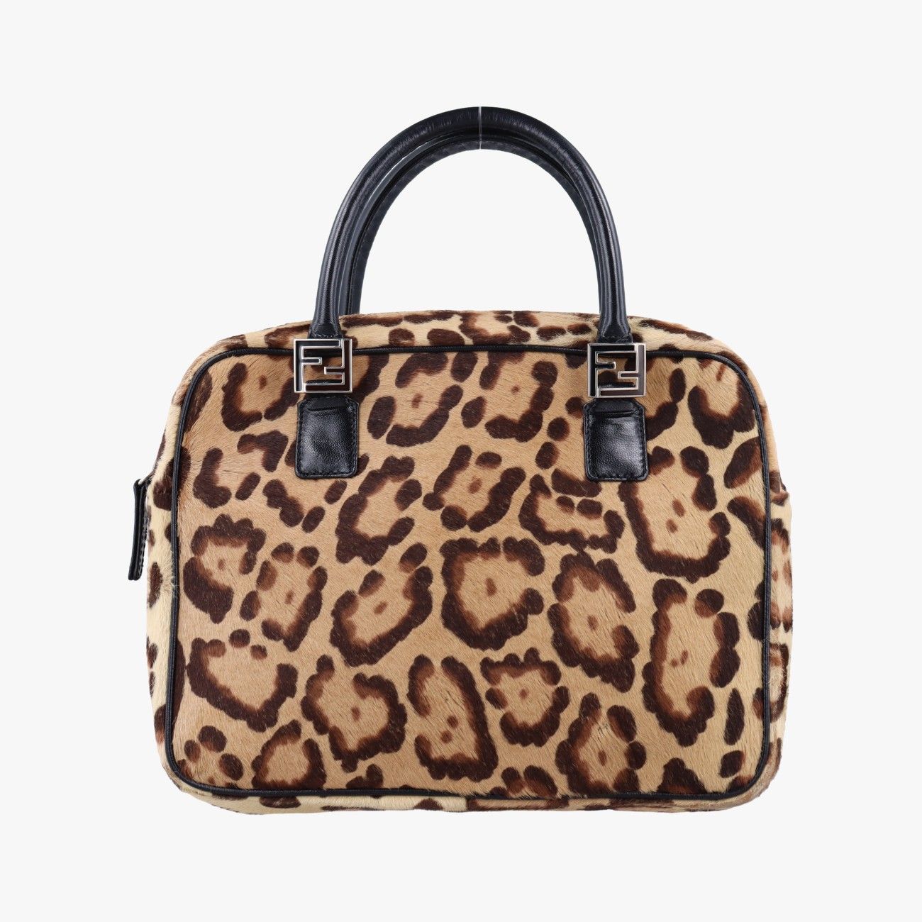 フェンディFendiレオパード プリント マルチカラー ハラコ 831559 83155900981