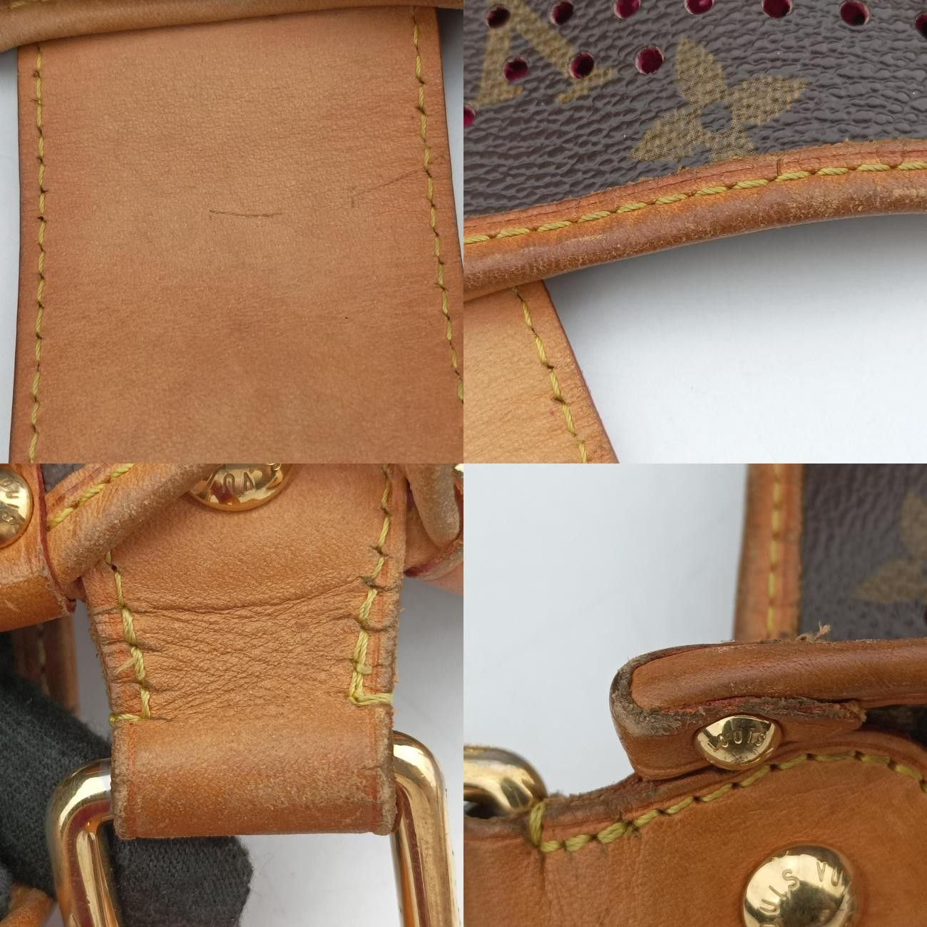 Vuittonミュゼットモノグラム ブラウン系×フューシャモノグラム