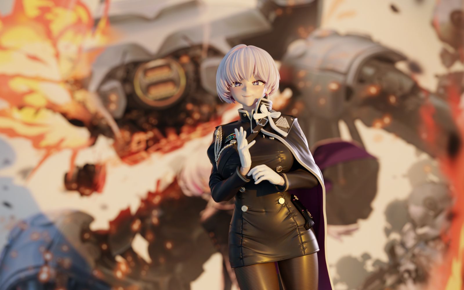 【希少品】勝利の女神NIKE 1/7 リター 勝利の女神：NIKKE 正規ガレージキット リリーバイス 1/7スケール