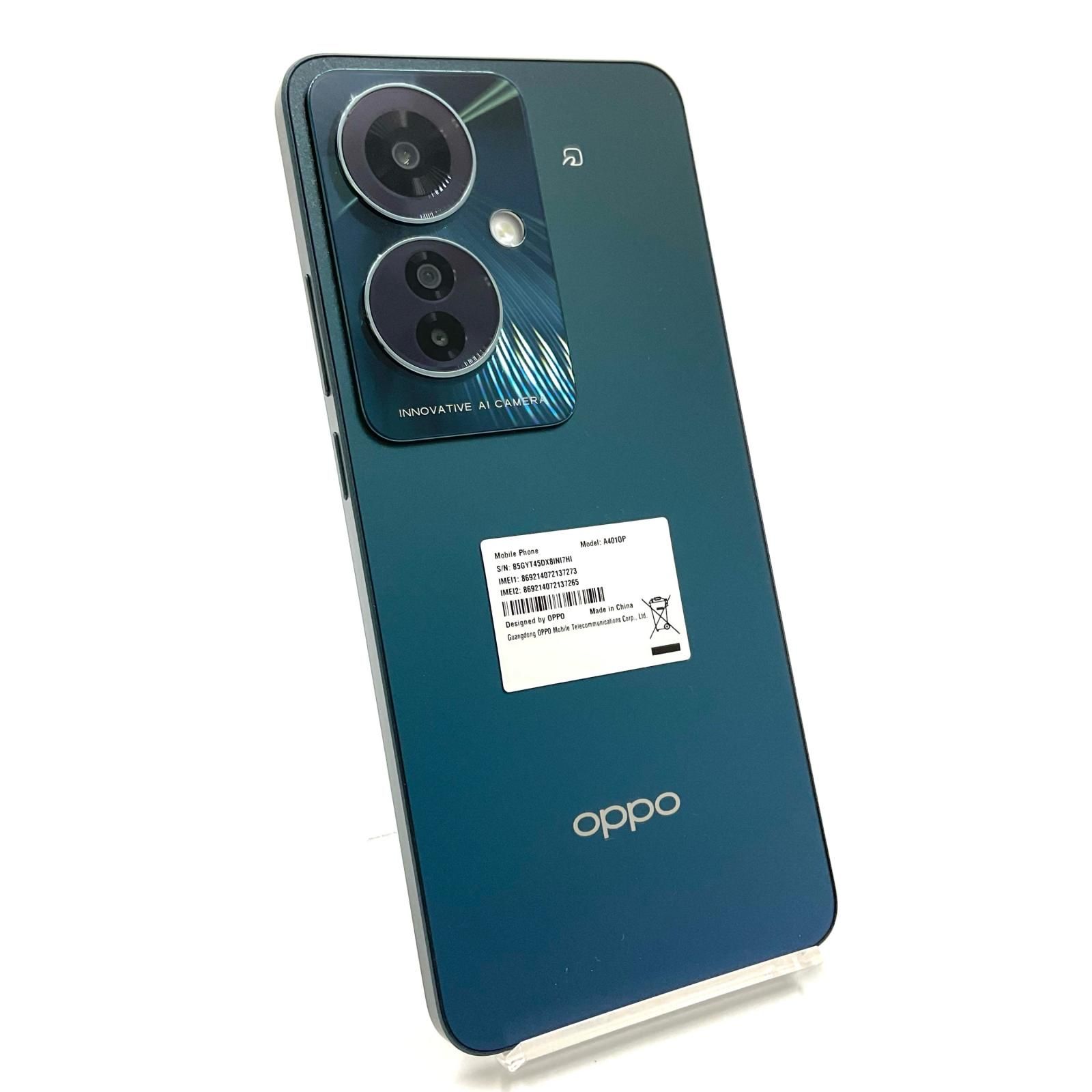 OPPO Reno11 A ダークグリーン OPPO Reno11 A ダークグリーン OPPO