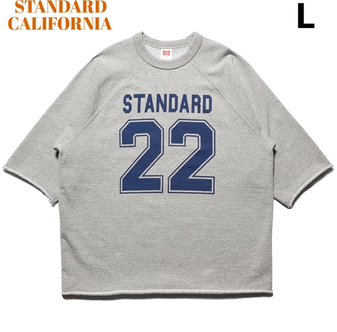 スタンダードカリフォルニア22周年ベースボールロゴスウェット L 新品【STANDARD CALIFORNIA SD 22ND ANNIV. US COTTON BASEBALL LOGO