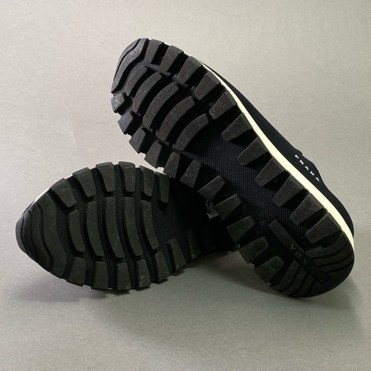 1d21 《美品》 PRADA プラダ Knit Socks Sneakers ニットソックス  