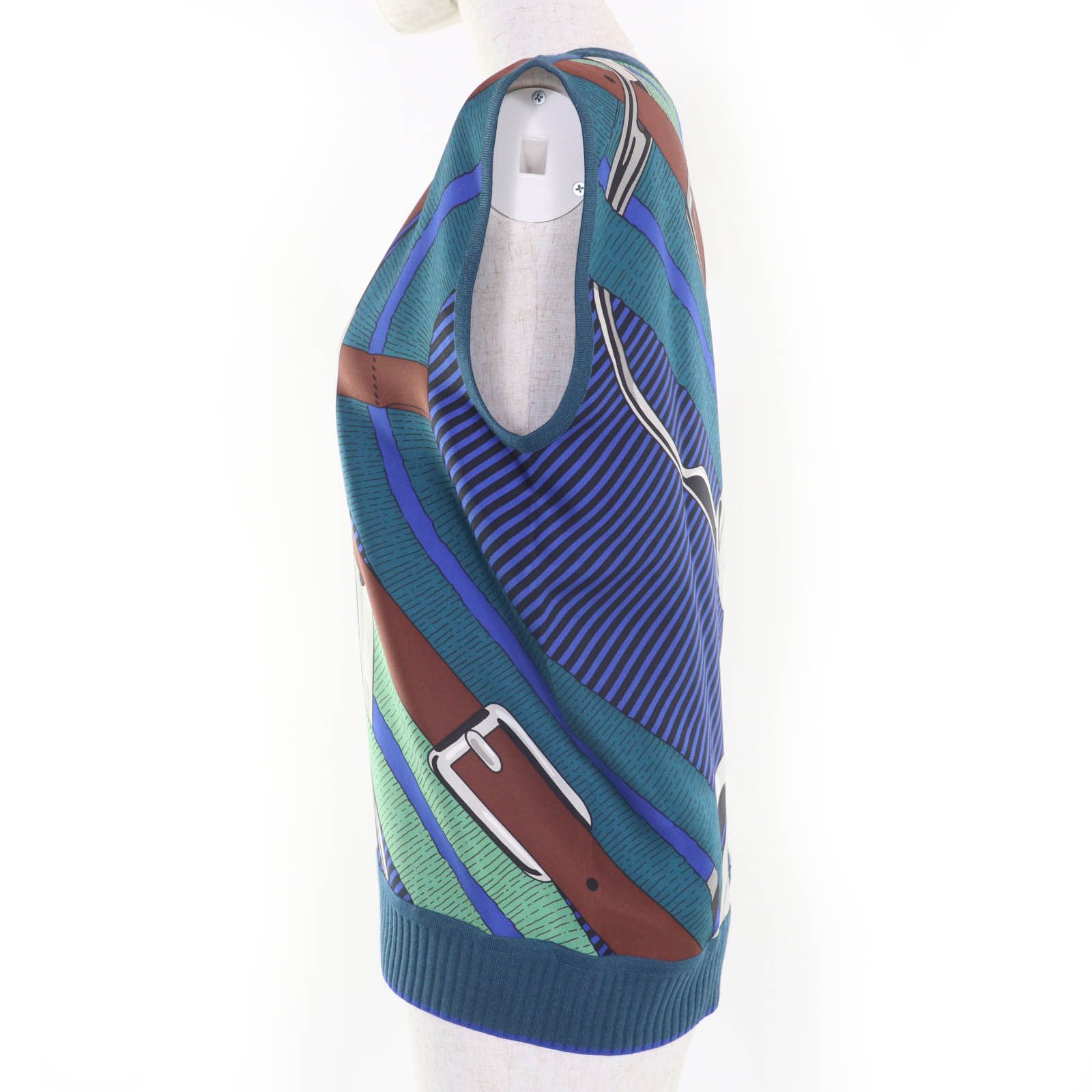 極美品☆HERMES エルメス シルク100％ ウール ツイルレーヌ