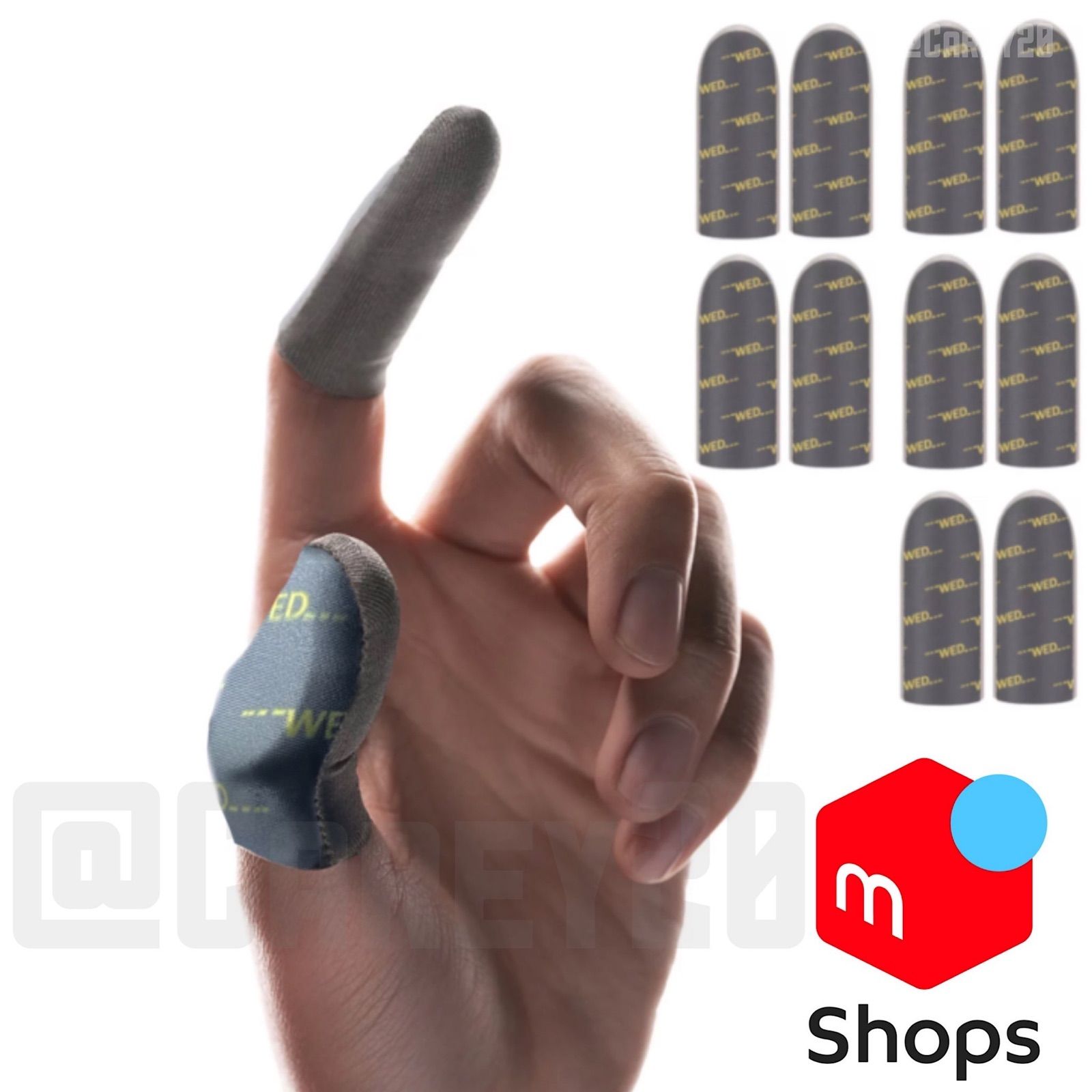 超薄型 指サック 10枚セット スマホゲーム用 荒野 PUBG CoD apex - メルカリShops