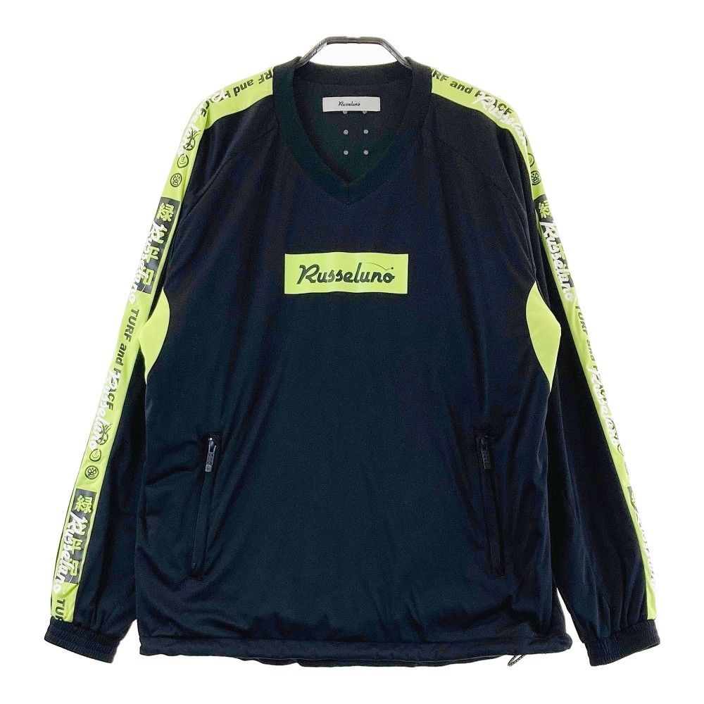 新品 ラッセルノ ゴルフ フリース ベスト ブラック M 4 新品 ラッセルノ ゴルフ フリース ベスト ブラック M 4