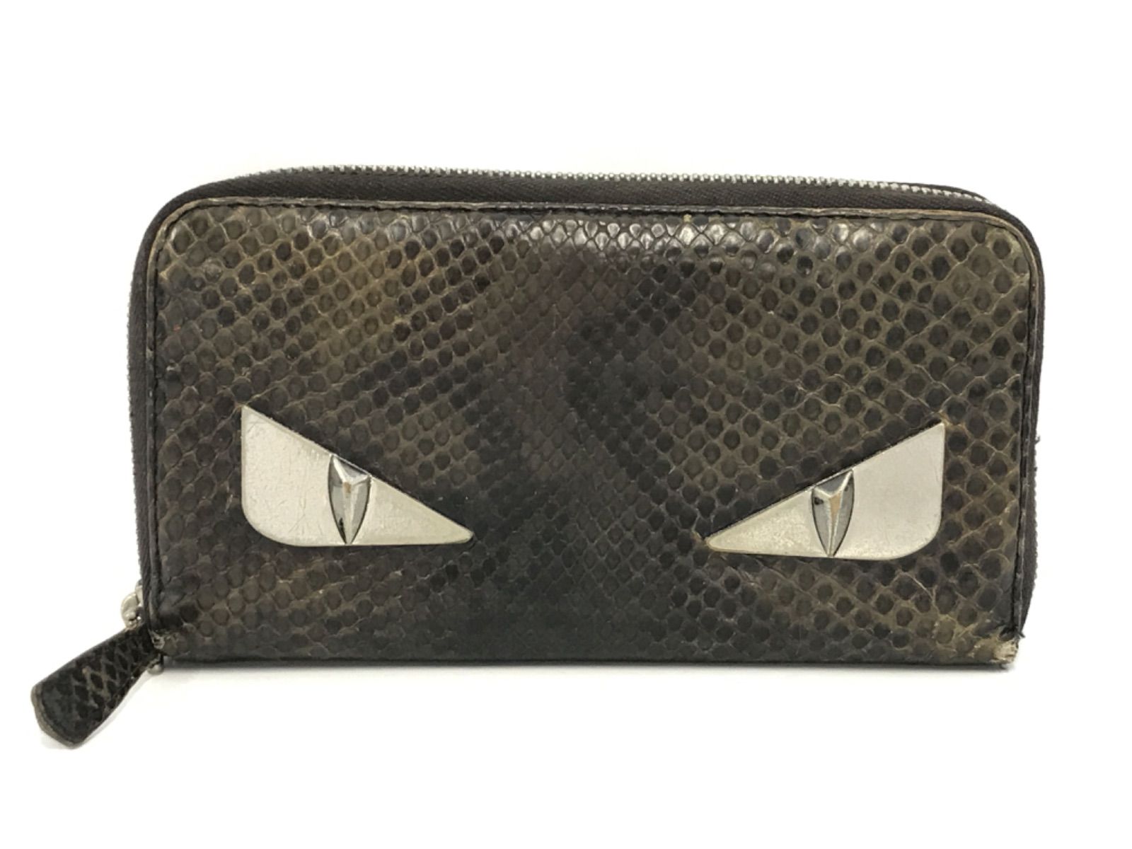 FENDI モンスター　長財布　パイソン FENDI 長財布 モンスター パイソンレザー フェンディ - メルカリ