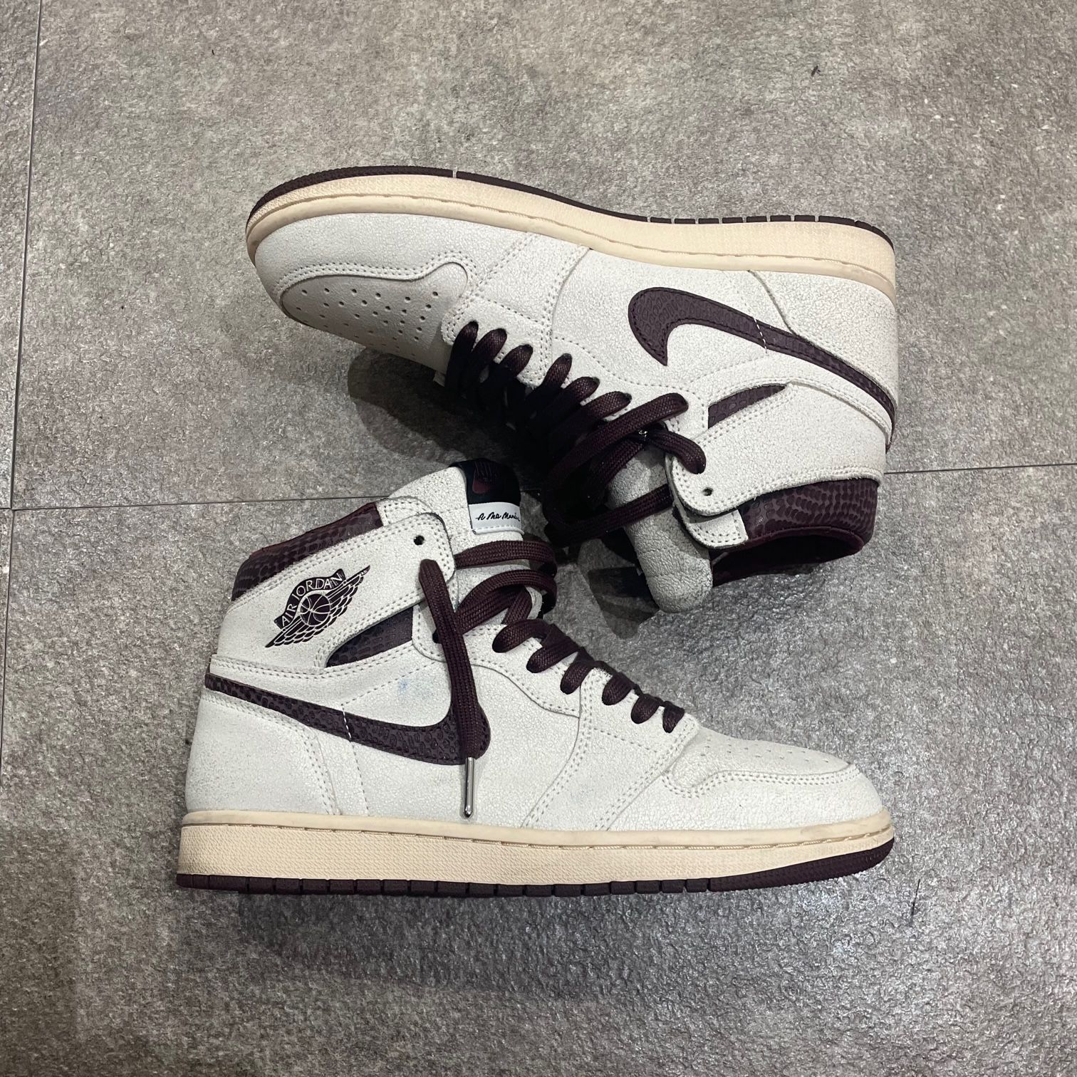 NIKE A Ma Maniere AIR JORDAN 1 RETRO HIGH OG DO7097-100 コラボ ジョーダン1 スニーカー  アママニエール ナイキ 27.5cm 62934A - メルカリ