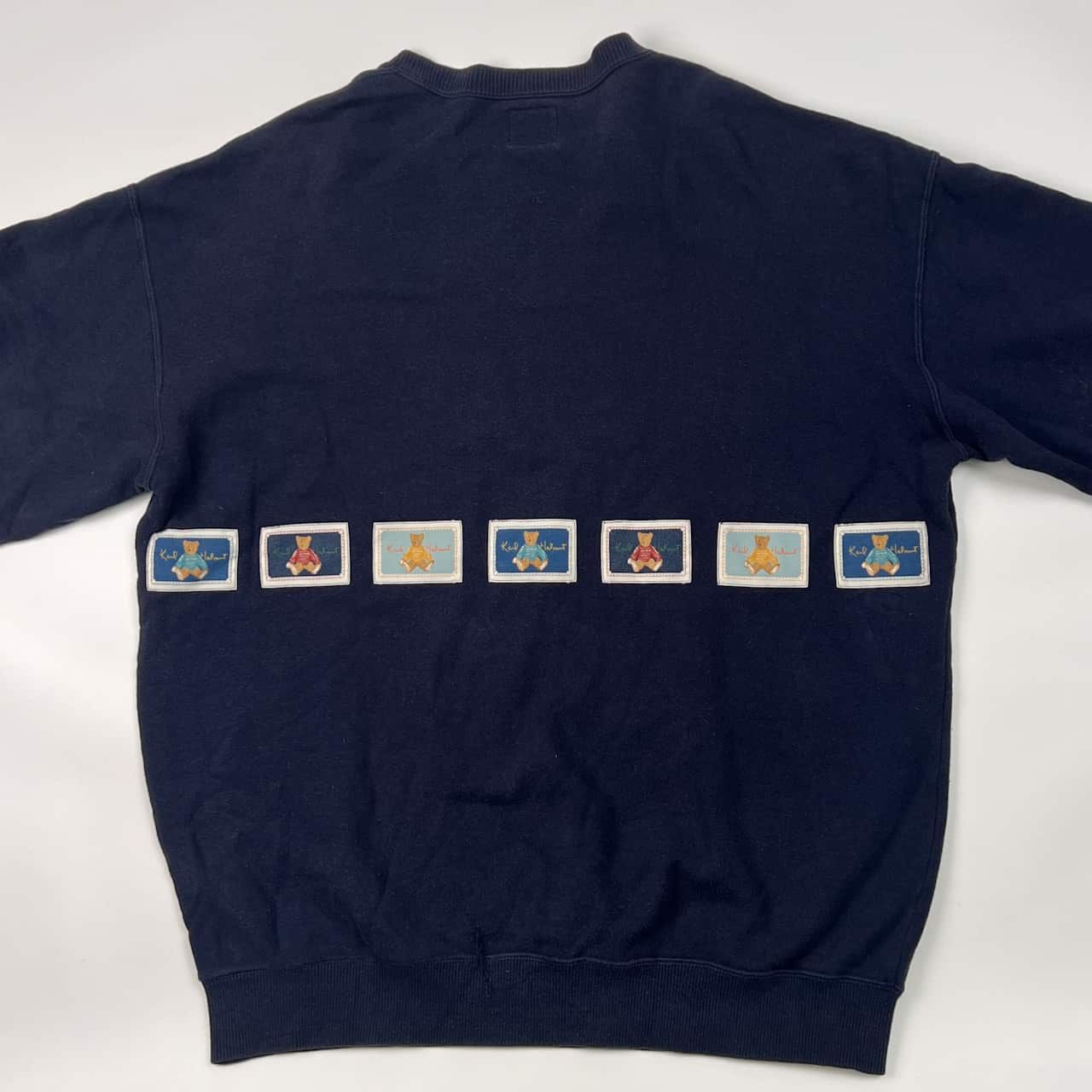 Karl Helmut カールヘルム クマ デザイン スウェット トレーナー L 
