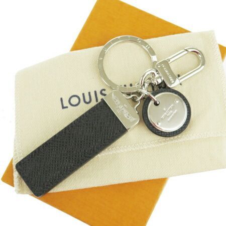 【中古】 超美品 ルイヴィトン LOUIS VUITTON ネオ LVクラブ バッグチャーム キーホルダー タイガ アルドワーズ シルバー M00034 61MI918