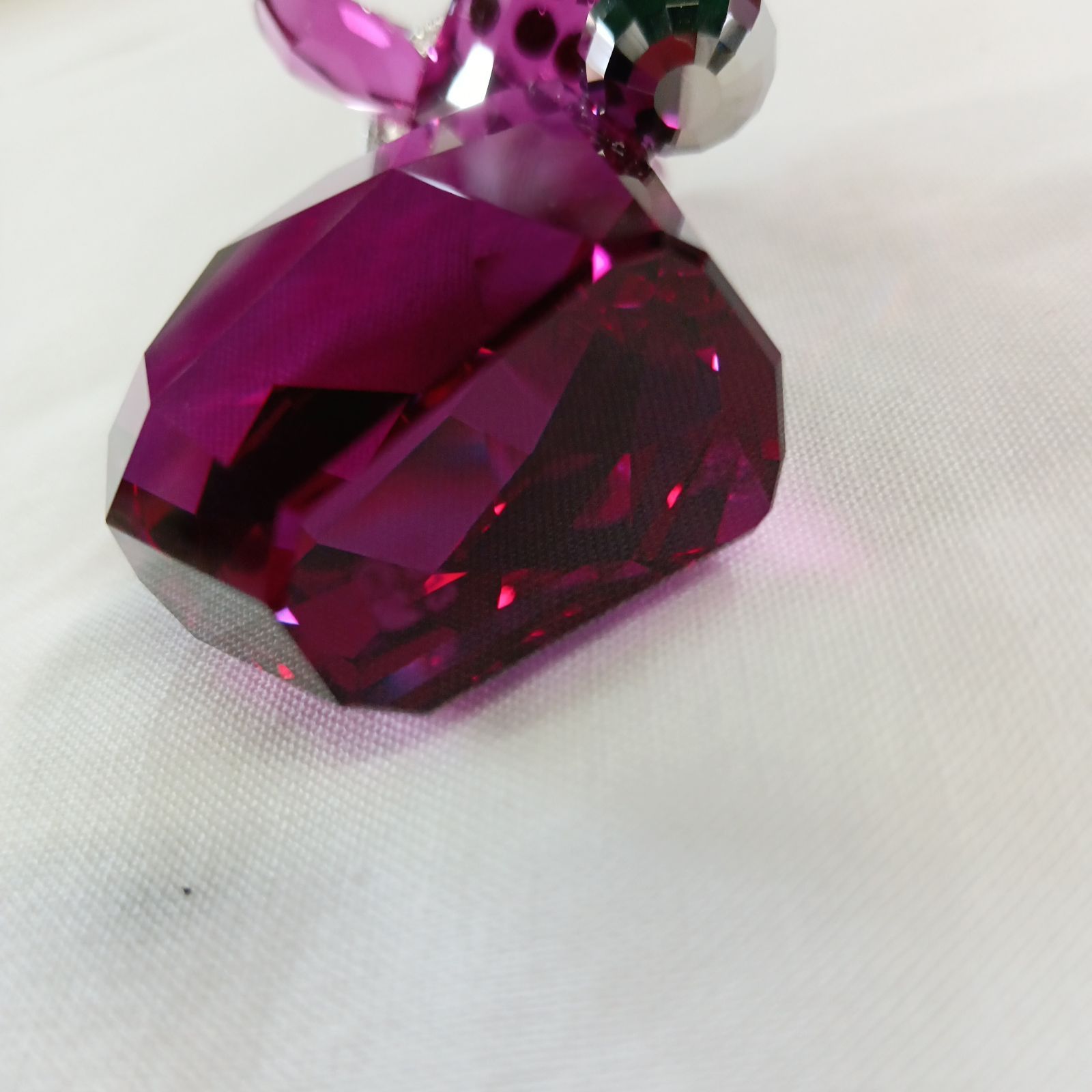 ☆スワロフスキー☆クリスタル製 フィギュリンホットチリモー オブジェ