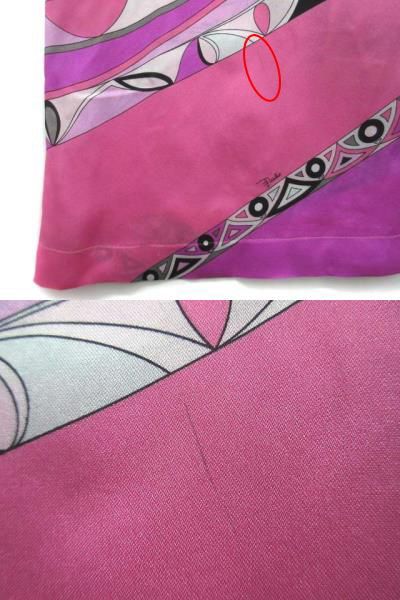 エミリオプッチ EMILIO PUCCI プッチ柄 シルク タンクトップ