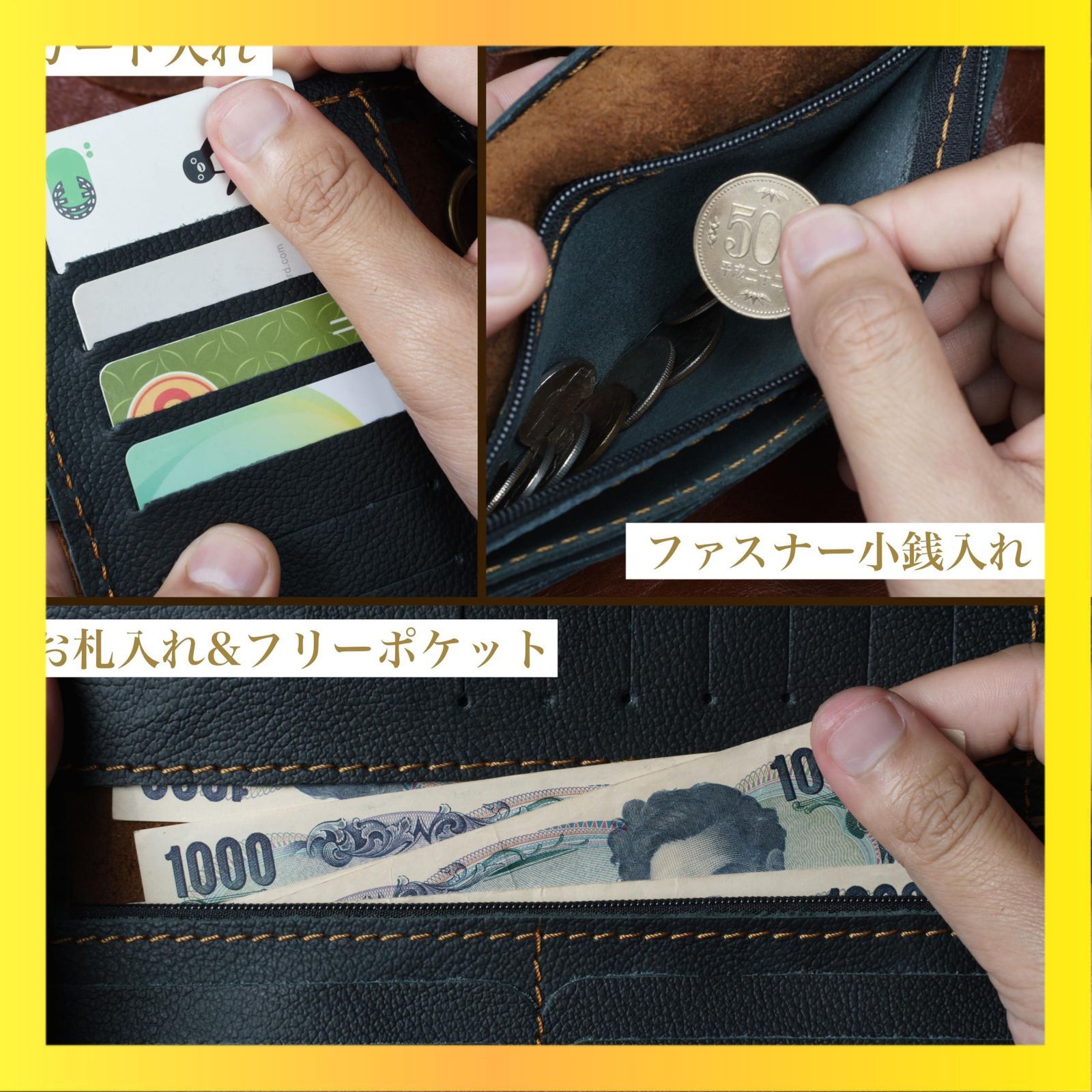 インディアン [ASIAN ZACCA] バイカーズウォレット 長財布