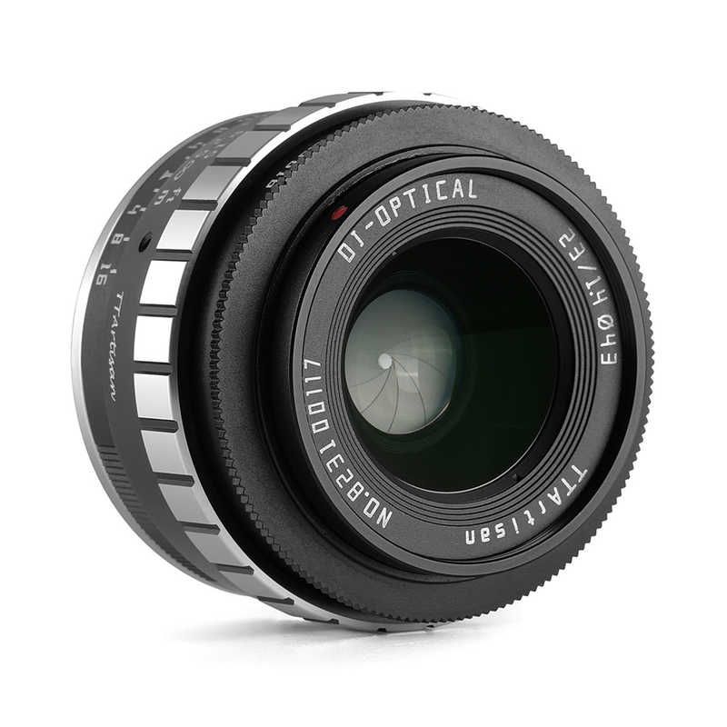 銘匠光学 カメラレンズ フジフイルムX用 TTArtisan 23 mm f 1 4 C ブラック シルバー