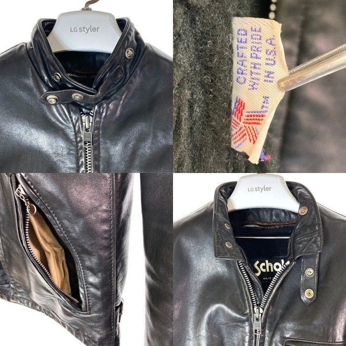 ☆Schott ショット 141 シングルライダース レザージャケット USA製