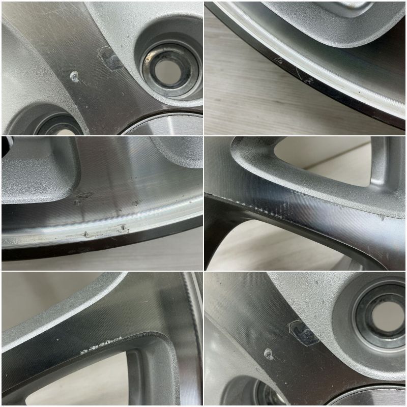 【中古】ホンダ純正16インチアルミ4枚 GRASS ZX 中古ホイール 4本 6.5J 16インチ PCD100 5穴 +48 ハブ