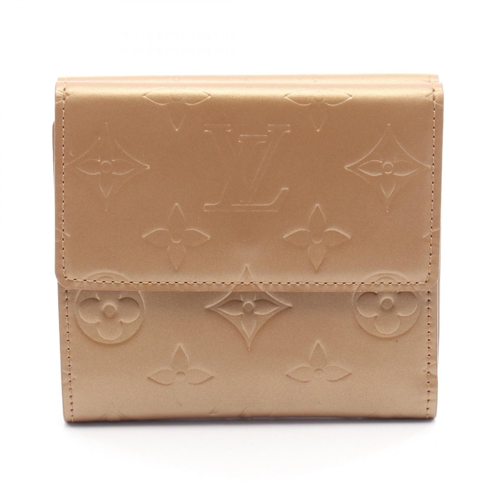 ルイ ヴィトン LOUIS VUITTON 三つ折り財布 ポルトモネ ビエ カルトクレディ モノグラムマット アンブレ アンブレ レザー ポルトモネ ビ