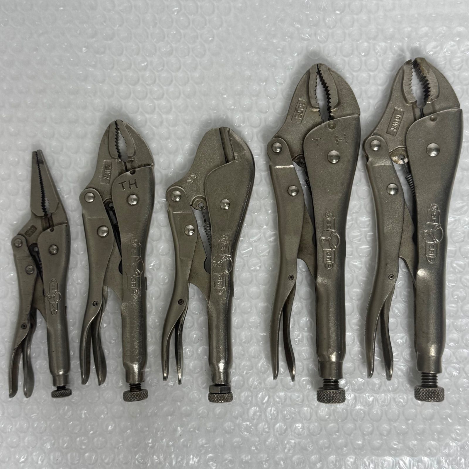 Vise-Grip バイスグリップ ロッキングプライヤー 5本セット 6LN 7WR RR 10CR 10WR IRWIN クランプ 万力 工具