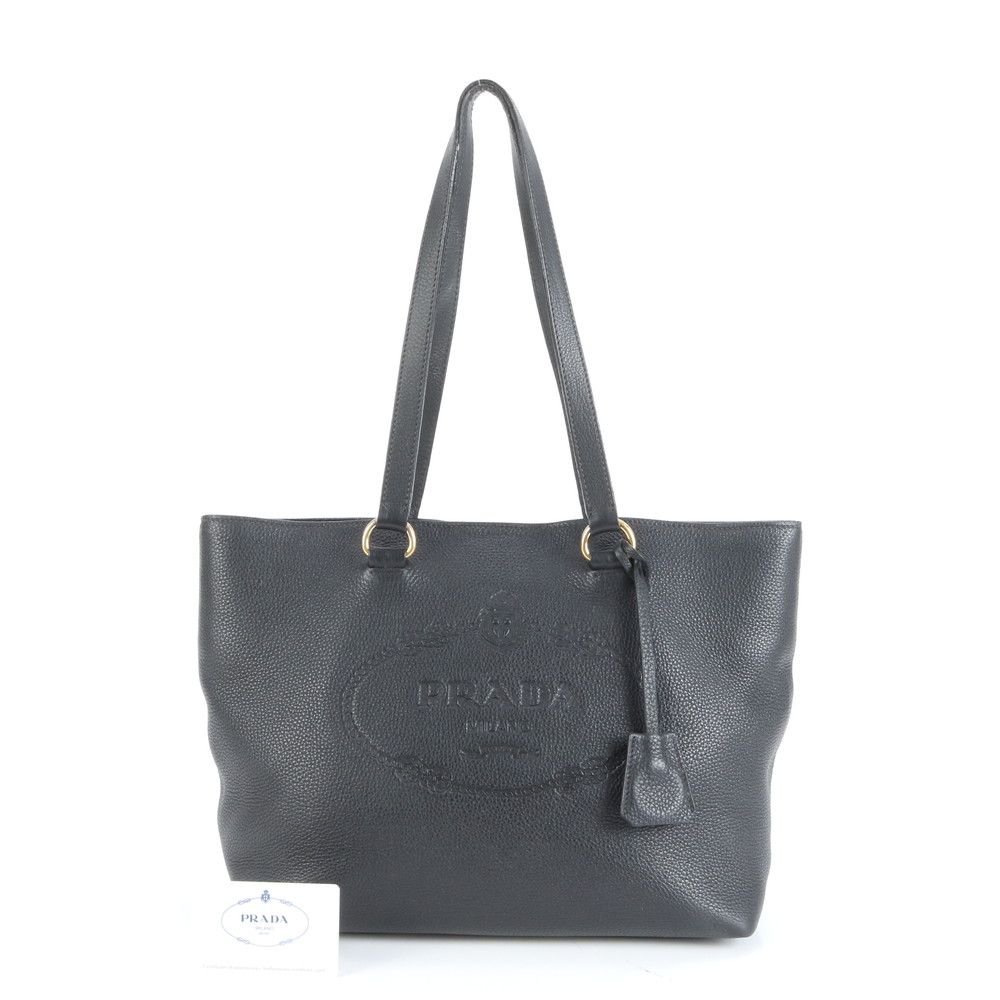 ギャランティカード付！PRADA ブラック トートバッグ PRADA プラダ