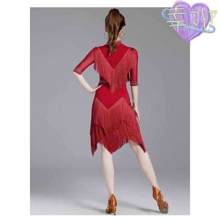 社交ダンス ラテンドレス ワンピース ラテン衣装 チャチャチャ ダンス衣装 練習服 ラテンダンス ラテン競技着 練習着 ダンス x9Yc155 LLC-HASEGAWATOSO_COM