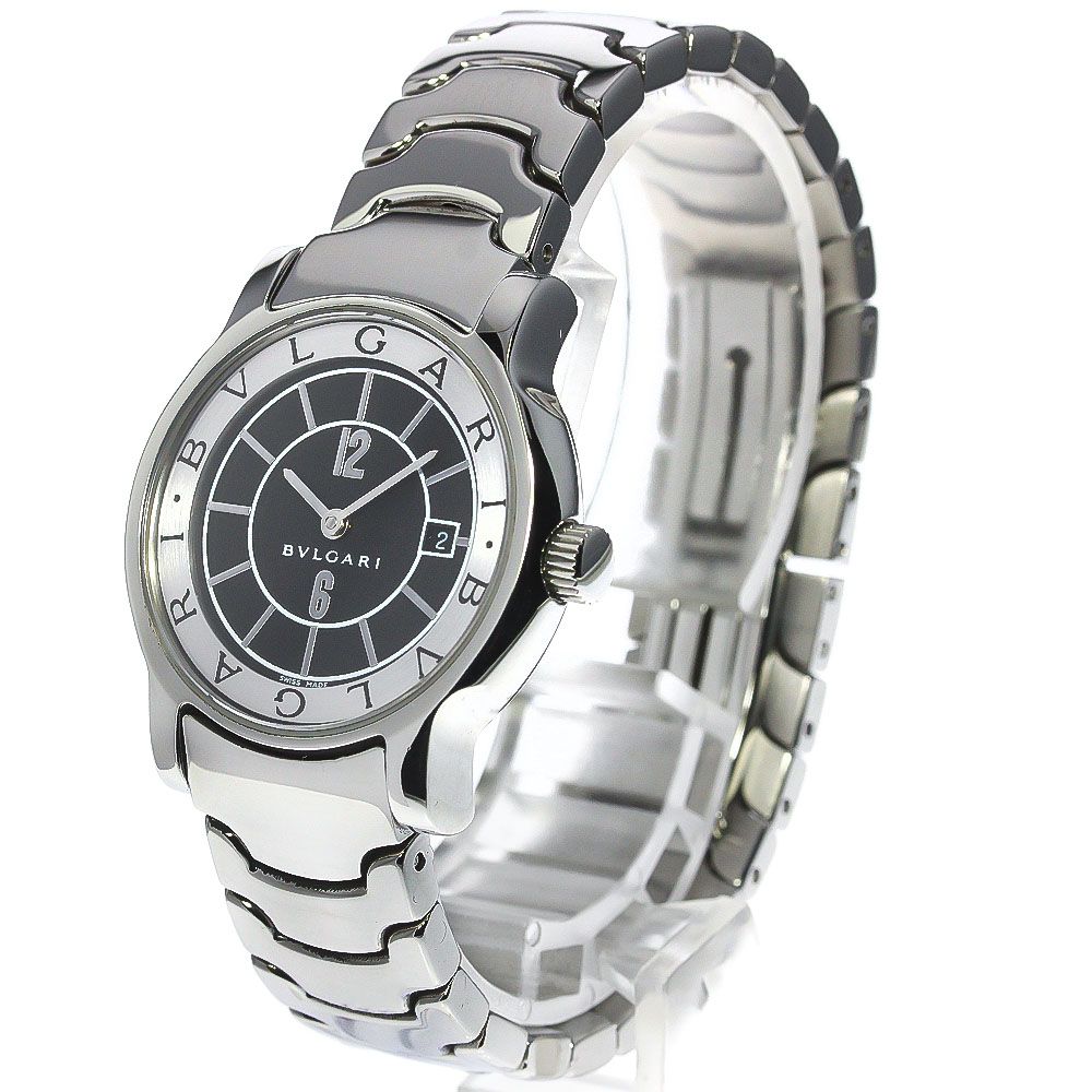 ブルガリ BVLGARI ST29S ソロテンポ デイト クォーツ レディース_  