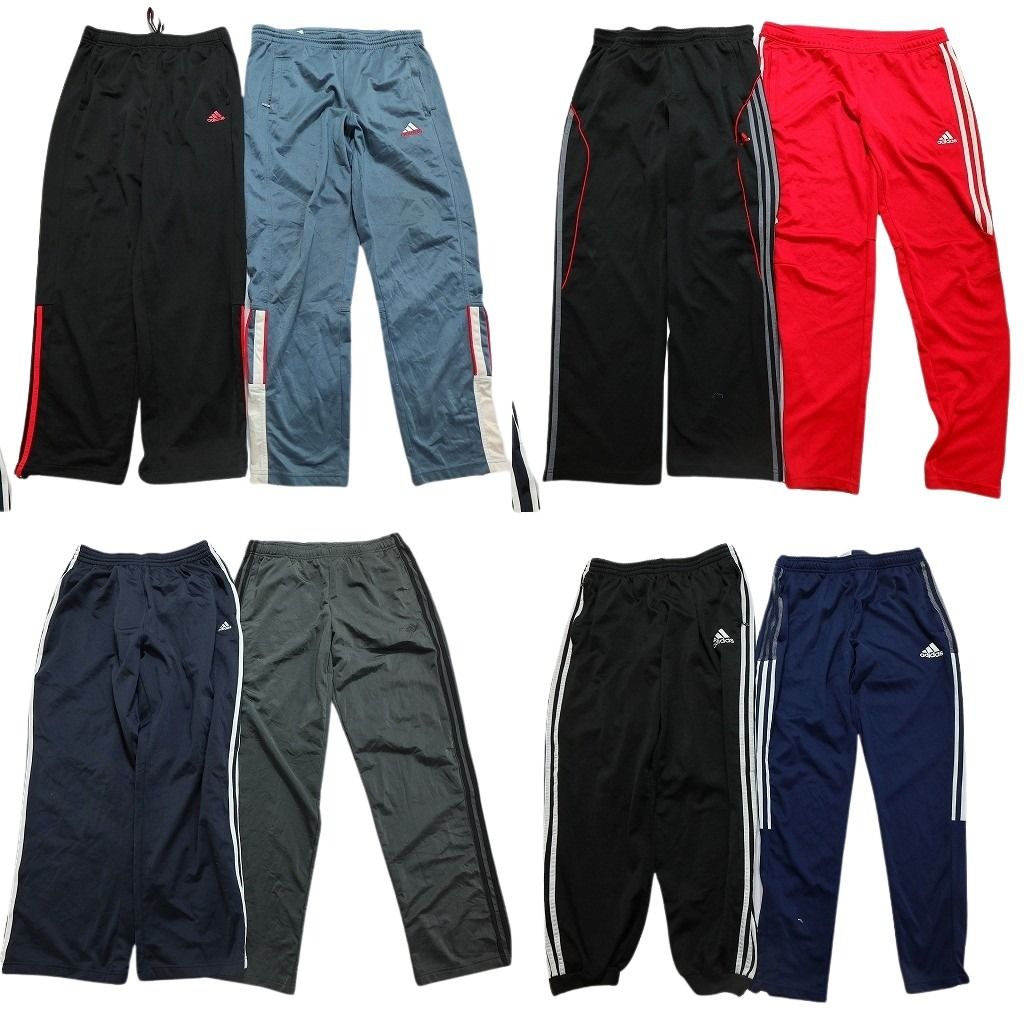 古着卸 まとめ売り アディダス adidas ジャージ パンツ 8枚セット メンズ L トラックパンツ トレーニングパンツ 古着 NC0886