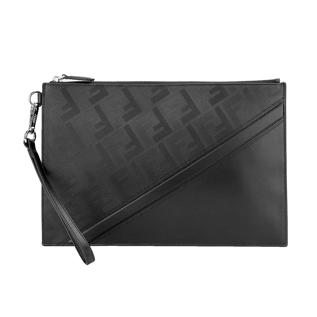 新品 フェンディ FENDI クラッチバッグ シャドー ダイアゴナル 新品 フェンディ FENDI クラッチバッグ シャドー ダイアゴナル