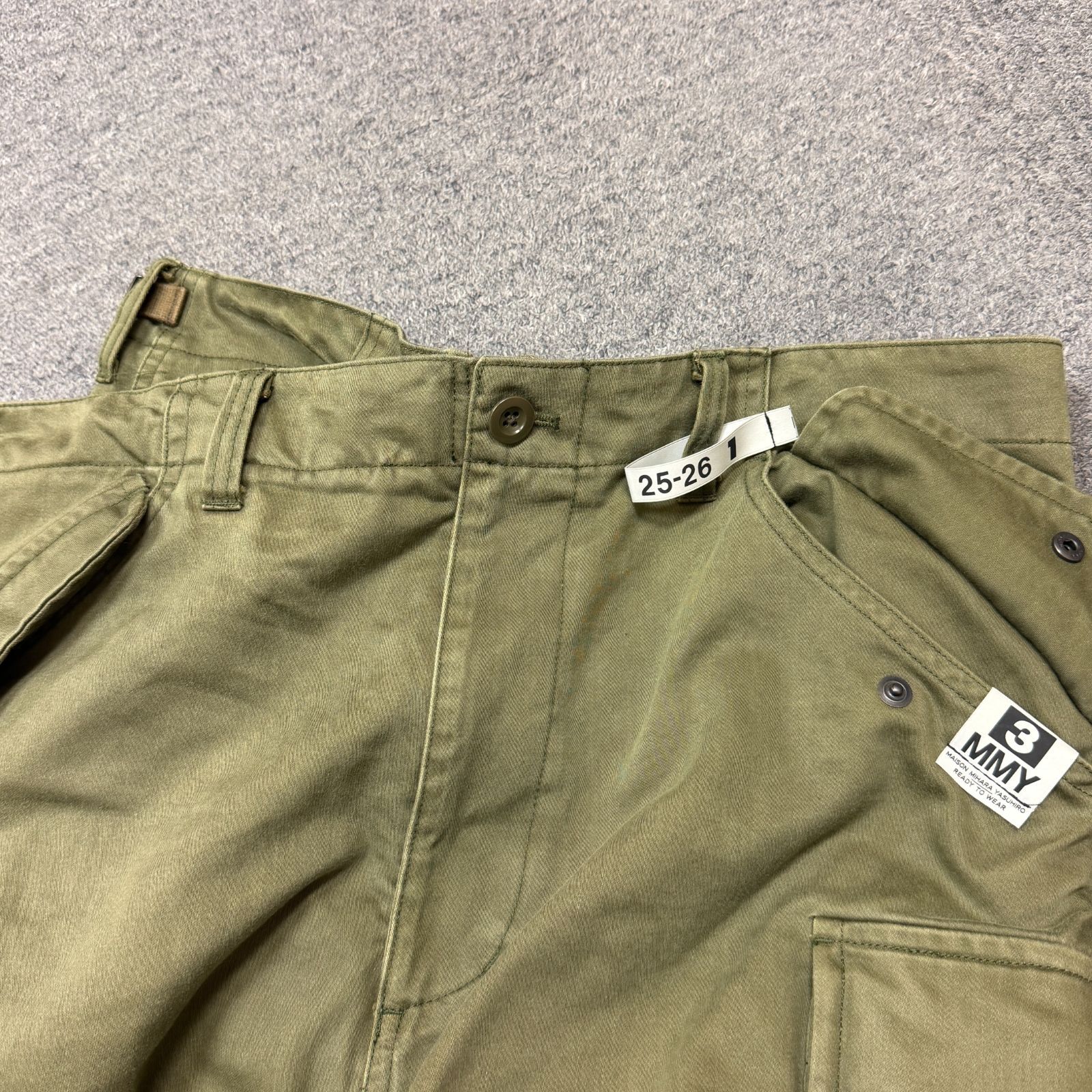 参考上代82500円 Maison MIHARA YASUHIRO 25SS Huge Layered Cargo 