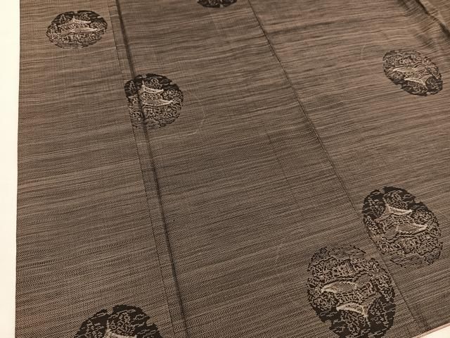 平和屋着物○本場大島紬 金閣寺 正絹 逸品 BAAU4634gt