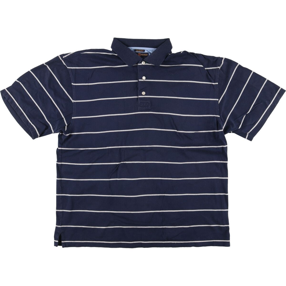 古着 00年代 トミーヒルフィガー TOMMY HILFIGER 半袖 ボーダー ポロシャツ メンズL/eaa444862